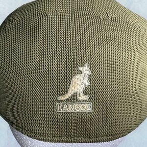 Kangol Tropic 504 Ventair Newsboy Flat Cap Hat Olive Green Large